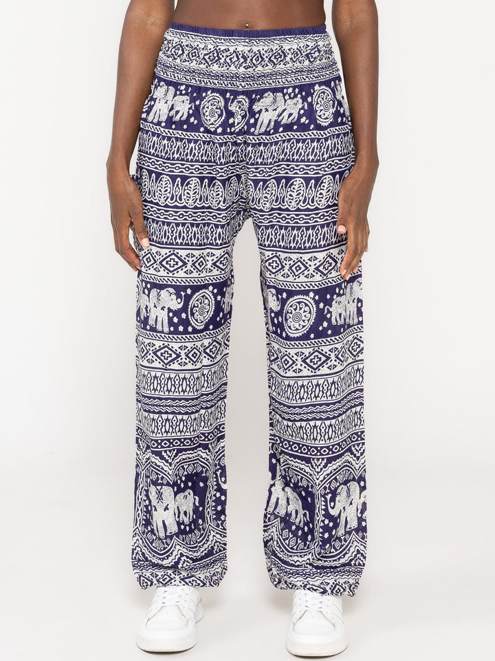 Chakra Azul Oscuro - Pantsforlove Pantalones anchos, pantalones yoga