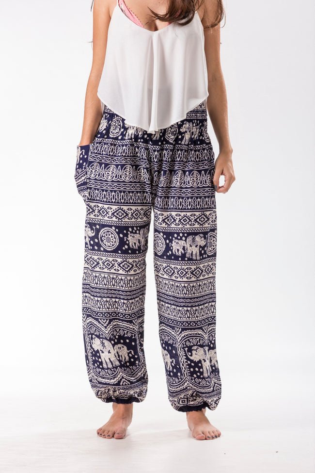 Chakra Azul Oscuro - Pantsforlove Pantalones anchos, pantalones yoga