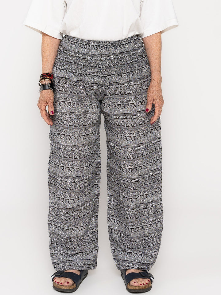 Hamsa Gris Oscuro - Pantsforlove Pantalones anchos, pantalones yoga