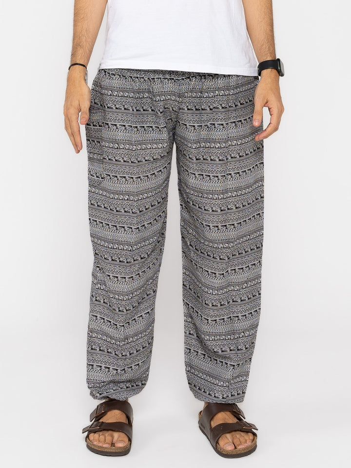 Hamsa Gris Oscuro - Pantsforlove Pantalones anchos, pantalones yoga