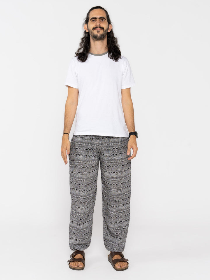 Hamsa Gris Oscuro - Pantsforlove Pantalones anchos, pantalones yoga
