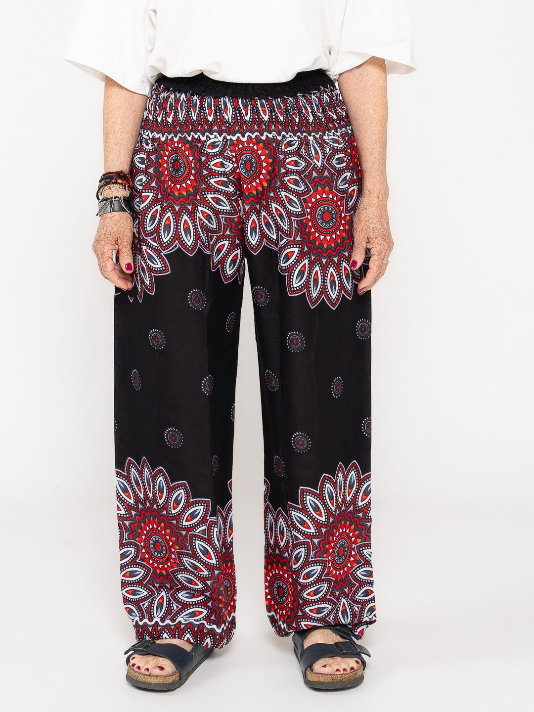 Harem Mandala Negro - Pantsforlove Pantalones anchos, pantalones yoga