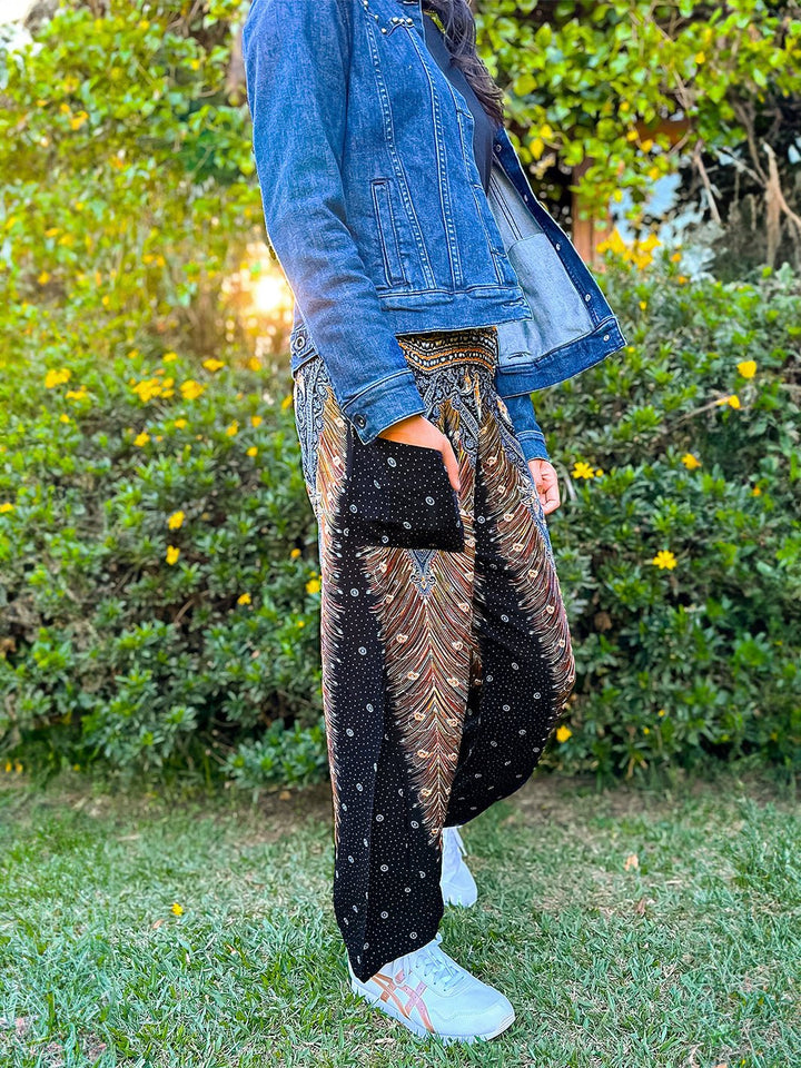 Mahu Negro - Edición Especial - Pantsforlove Pantalones anchos, pantalones yoga