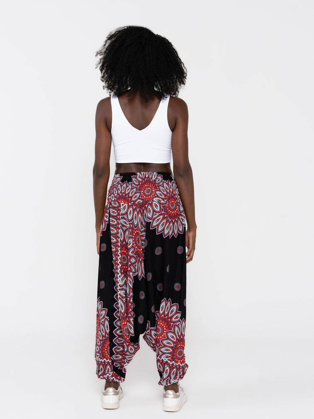 Mandala Negro - Pantsforlove Pantalones anchos, pantalones yoga