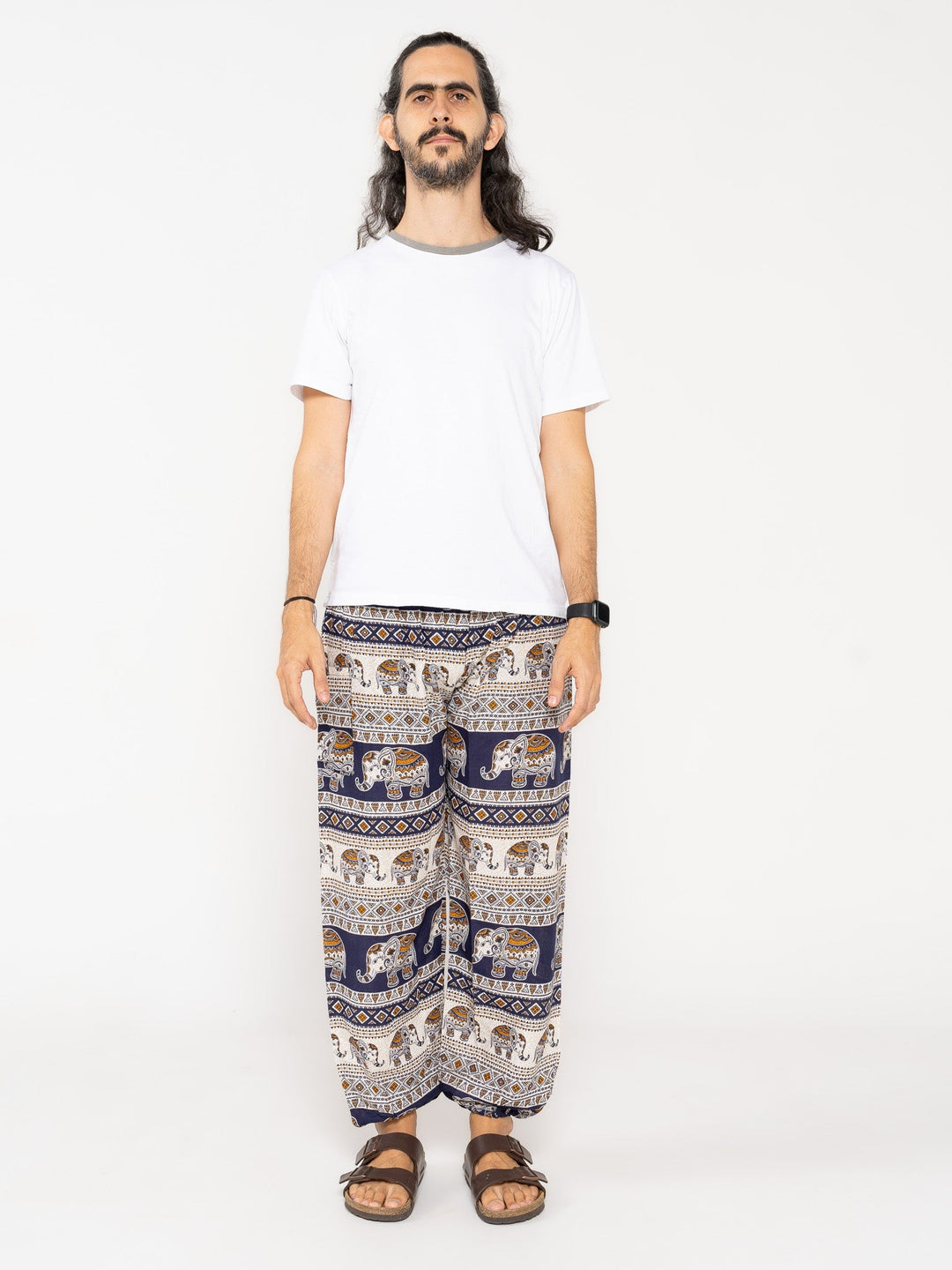 Namasté Azul Oscuro - Pantsforlove Pantalones anchos, pantalones yoga