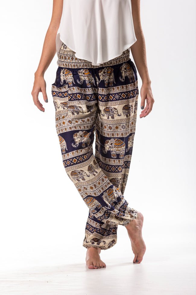 Namasté Azul Oscuro - Pantsforlove Pantalones anchos, pantalones yoga