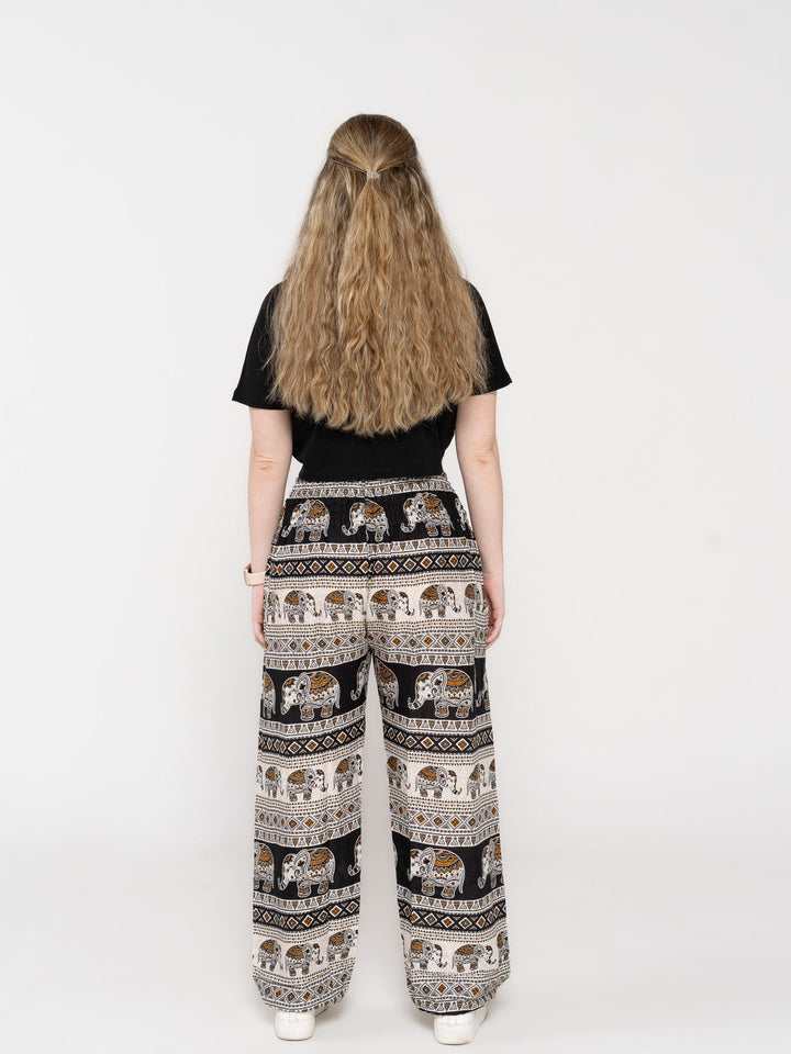 Namasté Negro - Pantsforlove Pantalones anchos, pantalones yoga