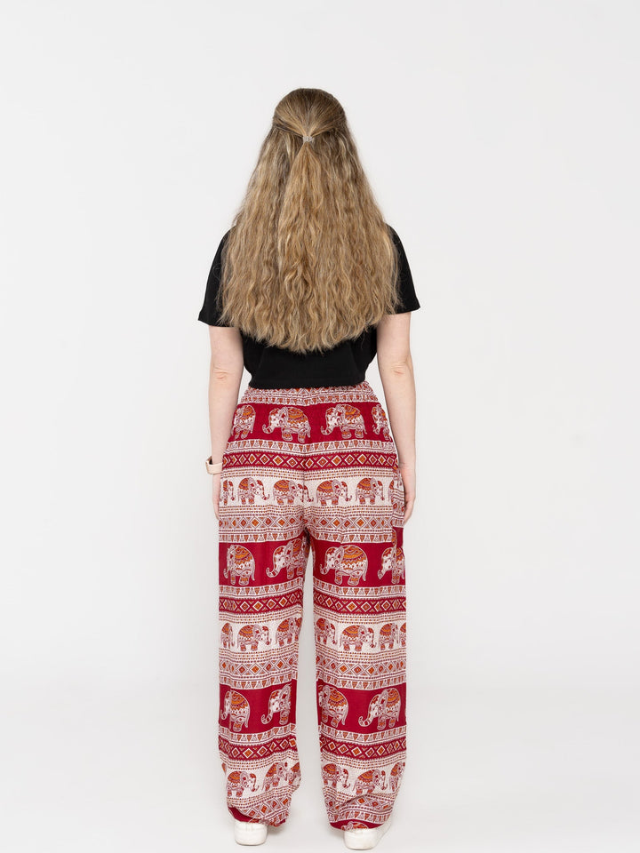 Namasté Rojo - Pantsforlove Pantalones anchos, pantalones yoga