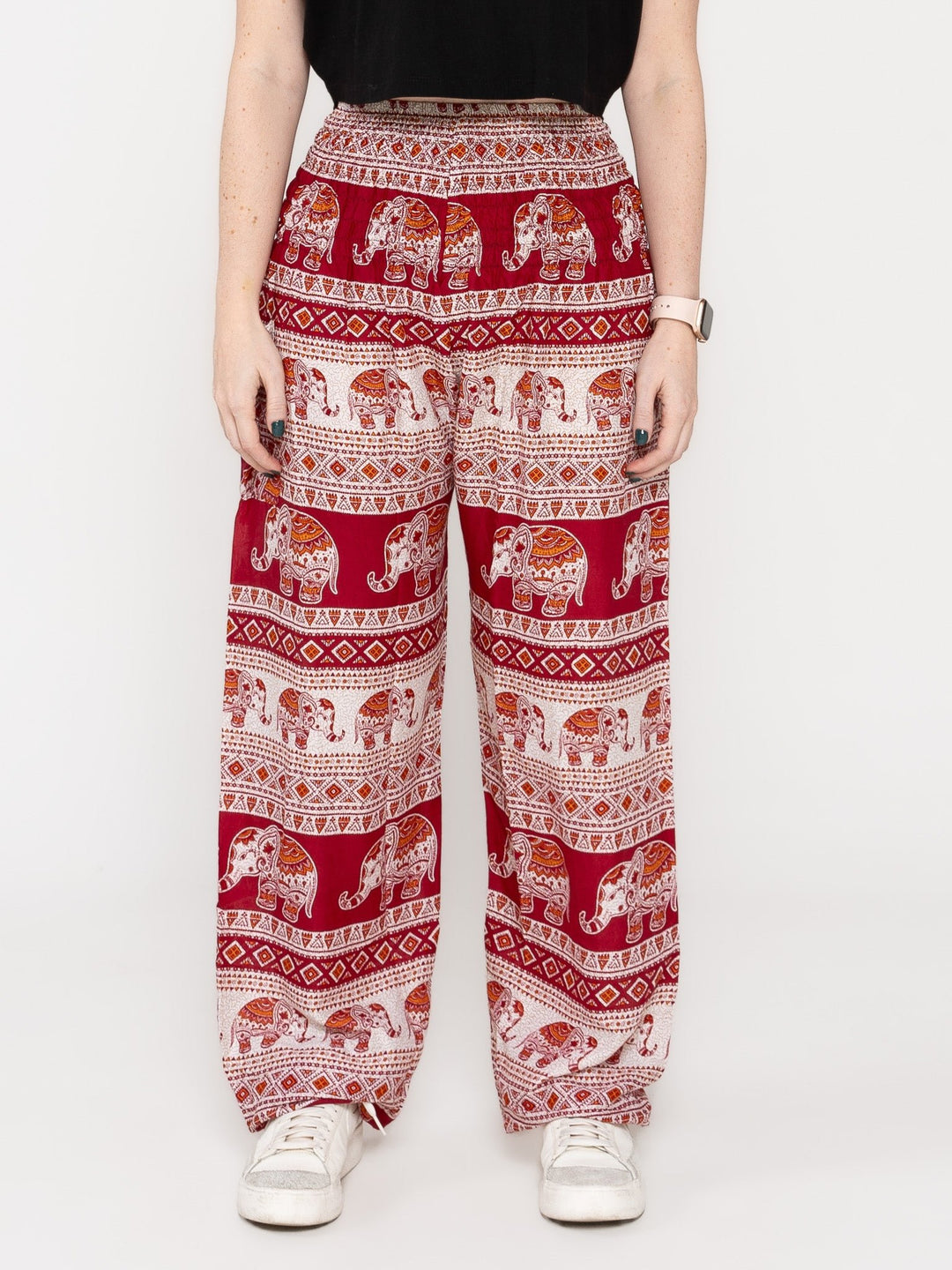 Namasté Rojo - Pantsforlove Pantalones anchos, pantalones yoga