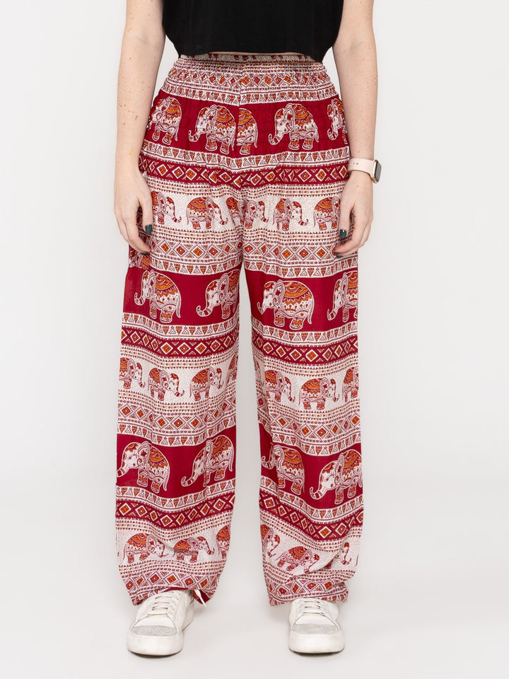 Namasté Rojo - Pantsforlove Pantalones anchos, pantalones yoga