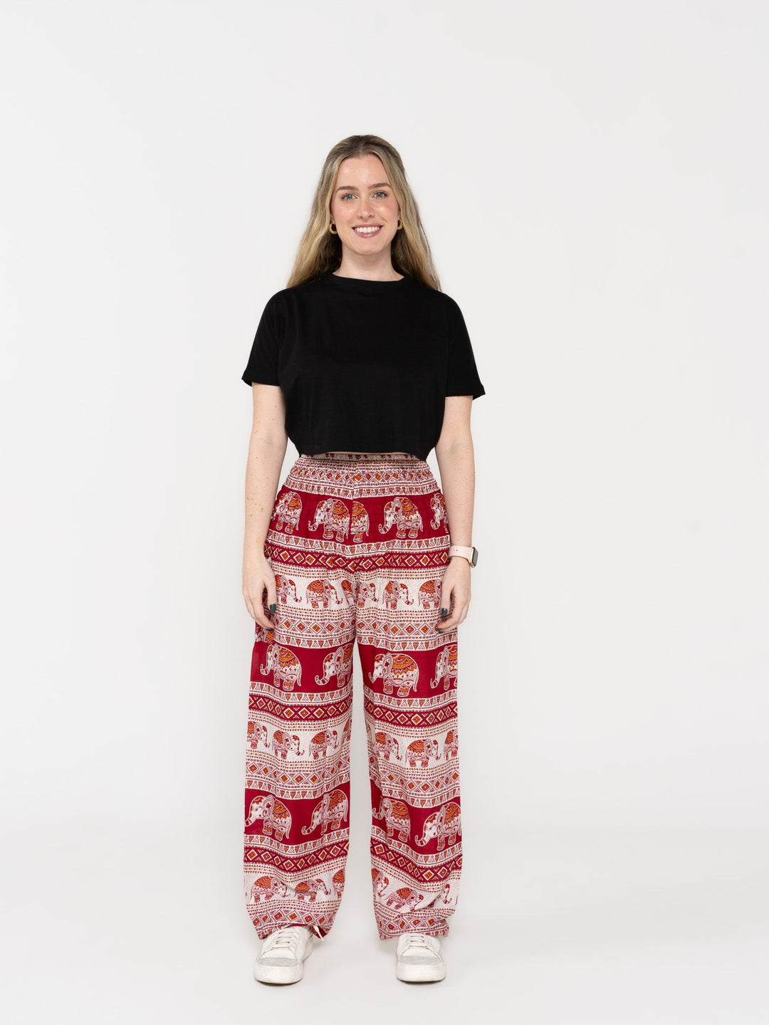 Namasté Rojo - Pantsforlove Pantalones anchos, pantalones yoga