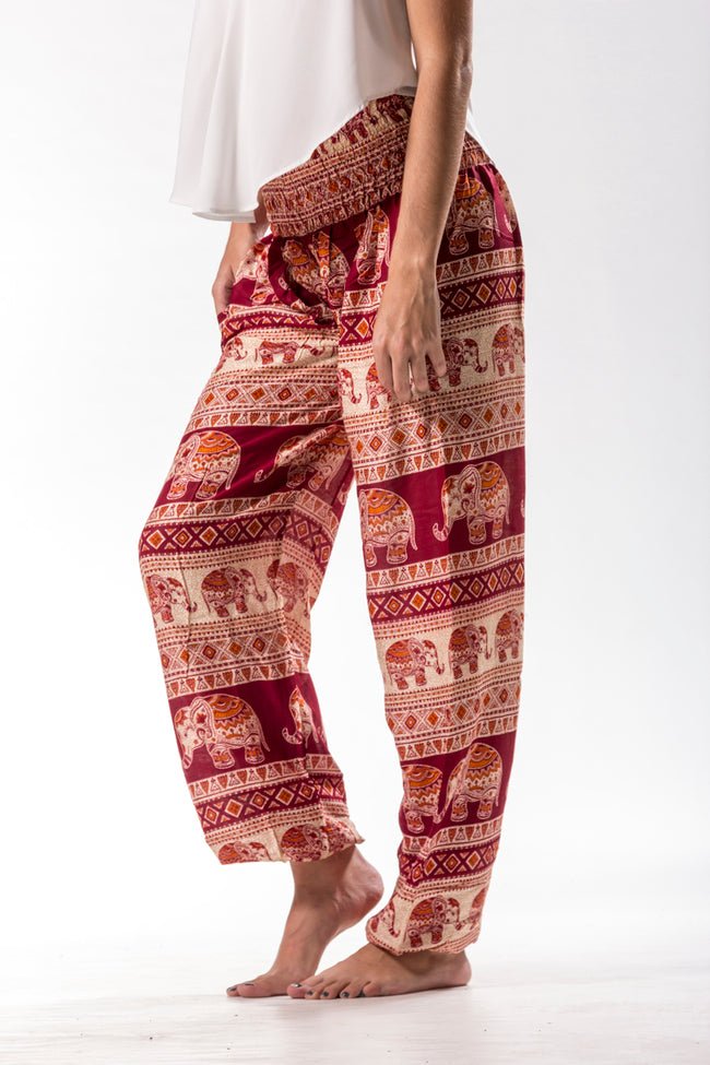 Namasté Rojo - Pantsforlove Pantalones anchos, pantalones yoga