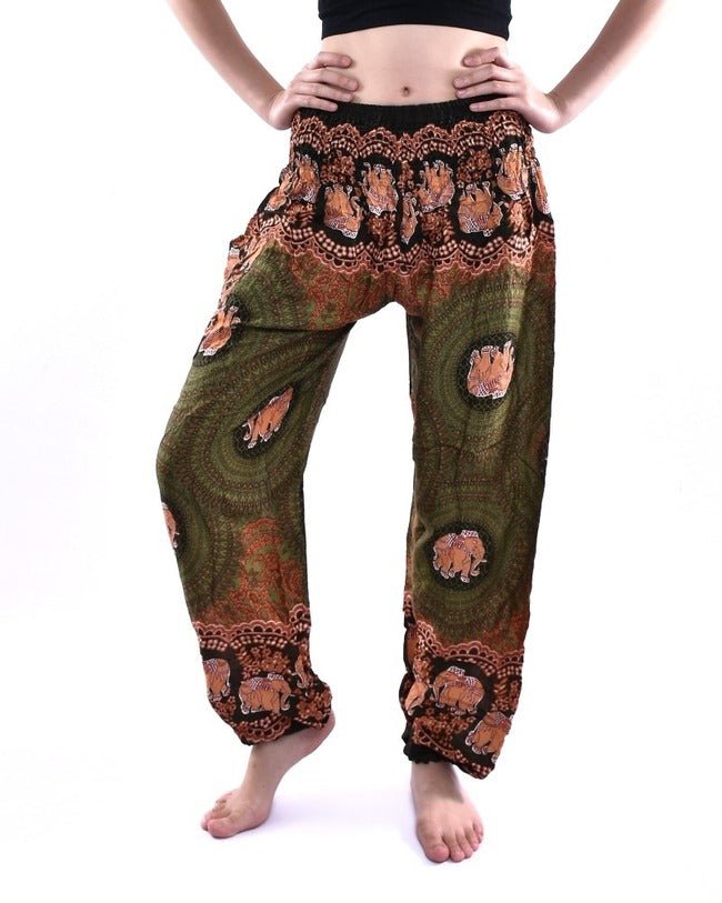 Roho Verde Oliva - Pantsforlove Pantalones anchos, pantalones yoga
