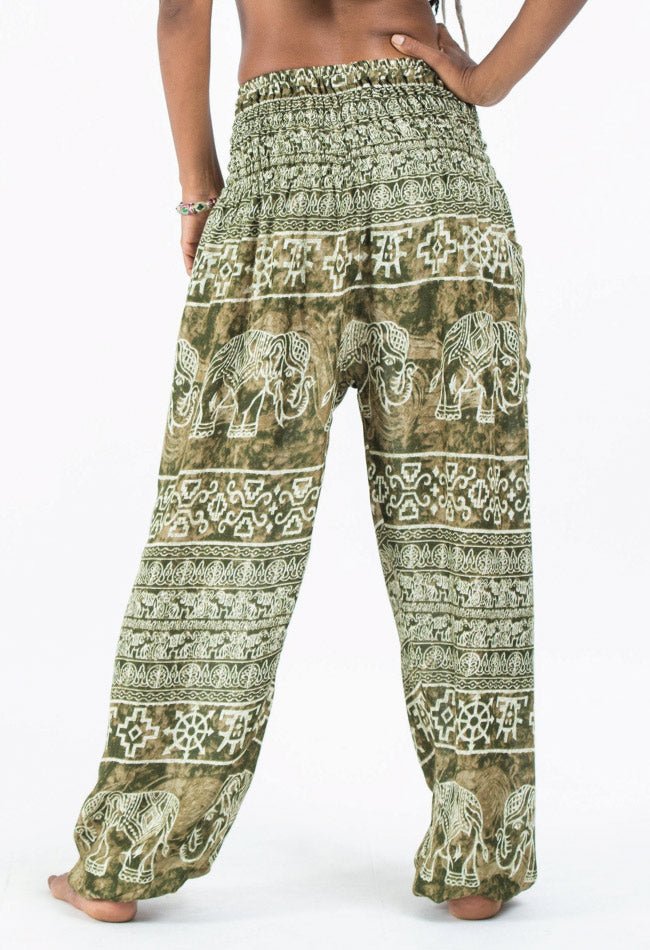 Sarva Verde Oliva - Pantsforlove Pantalones anchos, pantalones yoga