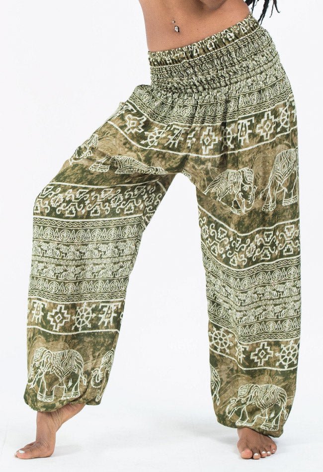 Sarva Verde Oliva - Pantsforlove Pantalones anchos, pantalones yoga