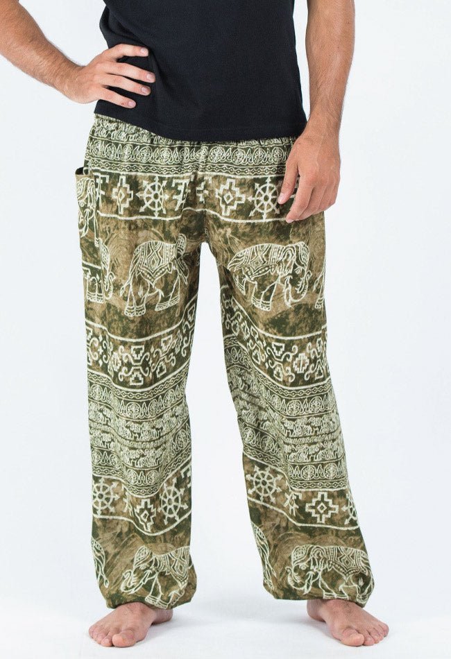 Sarva Verde Oliva - Pantsforlove Pantalones anchos, pantalones yoga