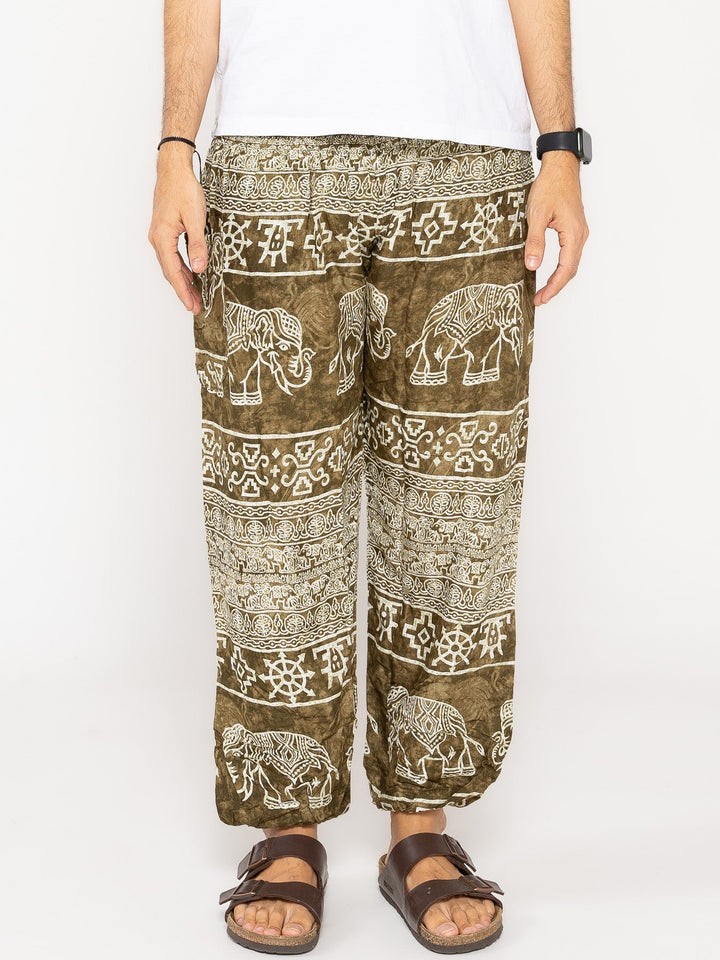 Sarva Verde Oliva - Pantsforlove Pantalones anchos, pantalones yoga