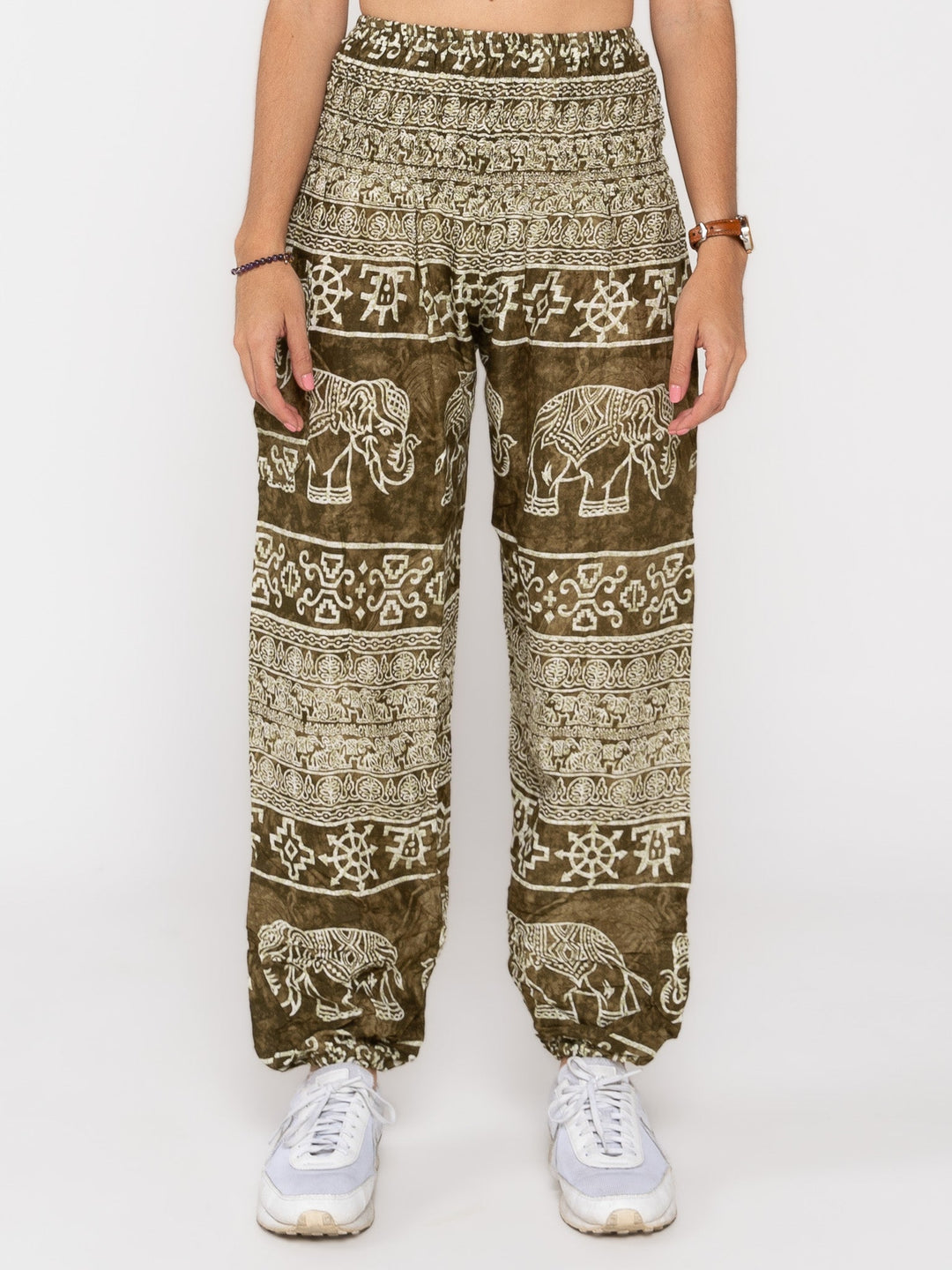 Sarva Verde Oliva - Pantsforlove Pantalones anchos, pantalones yoga