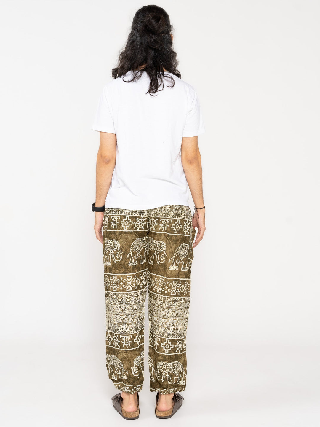Sarva Verde Oliva - Pantsforlove Pantalones anchos, pantalones yoga