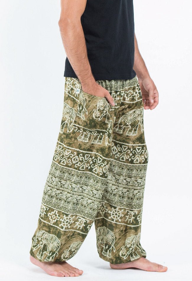 Sarva Verde Oliva - Pantsforlove Pantalones anchos, pantalones yoga