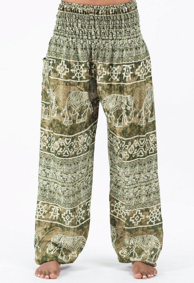 Sarva Verde Oliva - Pantsforlove Pantalones anchos, pantalones yoga